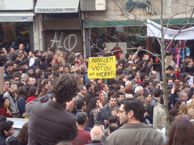 Niemand heeft hier voor Merkel gestemd portmerkel